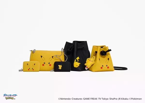 ピカチュウのお顔バッグがキュート☆ メタモン＆イーブイはポシェットに♪ 大人も使いやすい限定コレクション登場【VASIC】