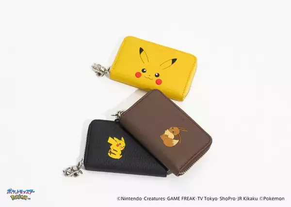 「ピカチュウのお顔バッグがキュート☆ メタモン＆イーブイはポシェットに♪ 大人も使いやすい限定コレクション登場【VASIC】」の画像