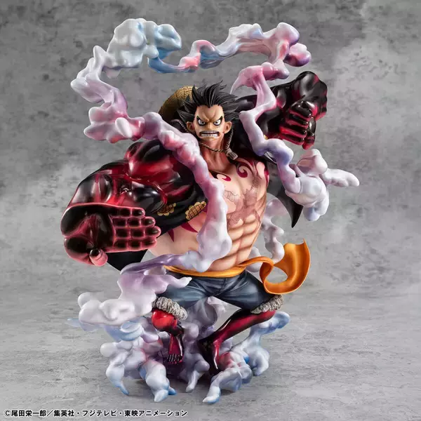 「ルフィのギア4“弾む男”の迫力が凄い…！「ONE PIECE」ルフィの鬼気迫る表情にシビれる限定バウンドマンフィギュアが登場！」の画像