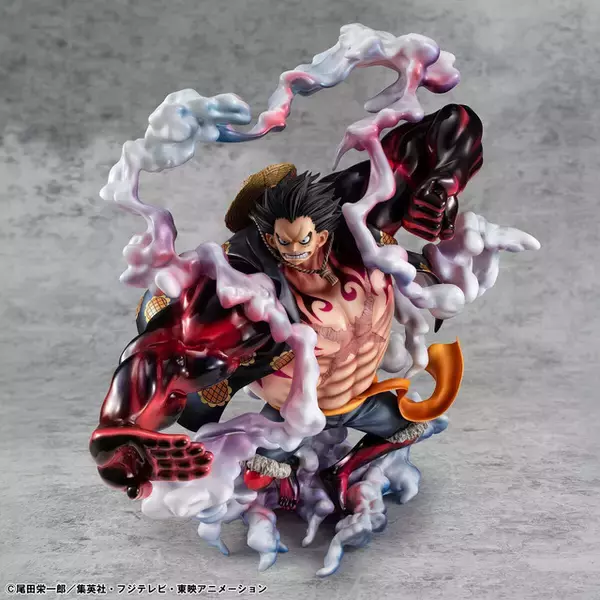「ルフィのギア4“弾む男”の迫力が凄い…！「ONE PIECE」ルフィの鬼気迫る表情にシビれる限定バウンドマンフィギュアが登場！」の画像