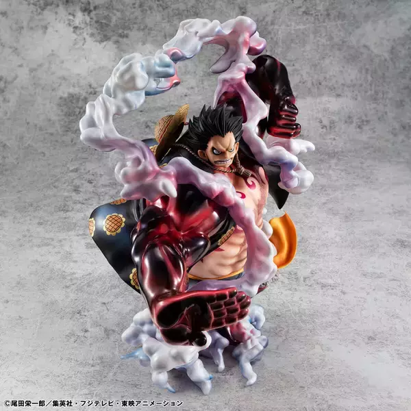 「ルフィのギア4“弾む男”の迫力が凄い…！「ONE PIECE」ルフィの鬼気迫る表情にシビれる限定バウンドマンフィギュアが登場！」の画像