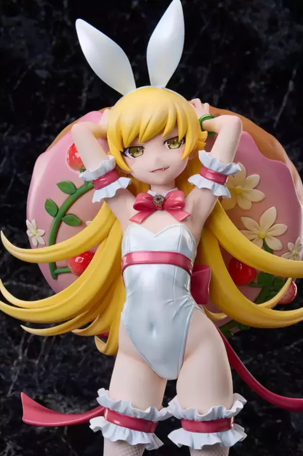 「〈物語〉シリーズ」忍野忍フィギュアが白バニーに変身！ 華奢なスタイルを35センチのビッグサイズで堪能あれ…♪