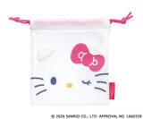 「「サンリオ」キティやクロミのおかお巾着が便利そう♪ メッシュ素材で気軽に使える！カプセルトイで26年4月中旬から」の画像1