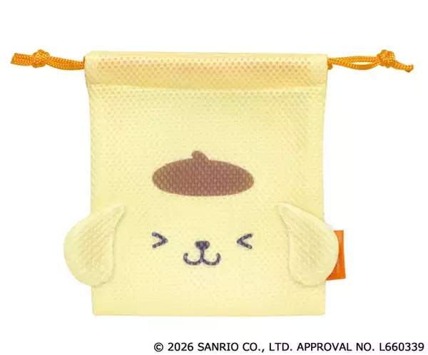 「「サンリオ」キティやクロミのおかお巾着が便利そう♪ メッシュ素材で気軽に使える！カプセルトイで26年4月中旬から」の画像
