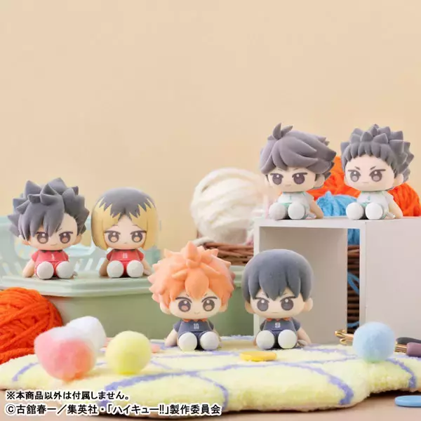 「ハイキュー!!」翔陽、及川、研磨らがふわふわフィギュアに！ころんとした手のひらサイズが可愛すぎる♪