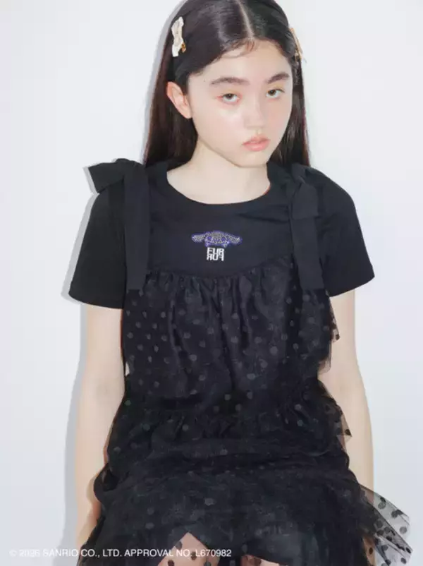「「シナモロール」ふわふわぬい付き2WAYバッグやビジューTシャツに心ときめく♪「FURFUR」初コラボ全3型が登場」の画像