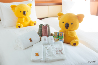 「コアラのマーチ」が壁、天井、浴室にも！一緒にホテルステイを満喫♪ オリジナルタンブラー付きプランが登場