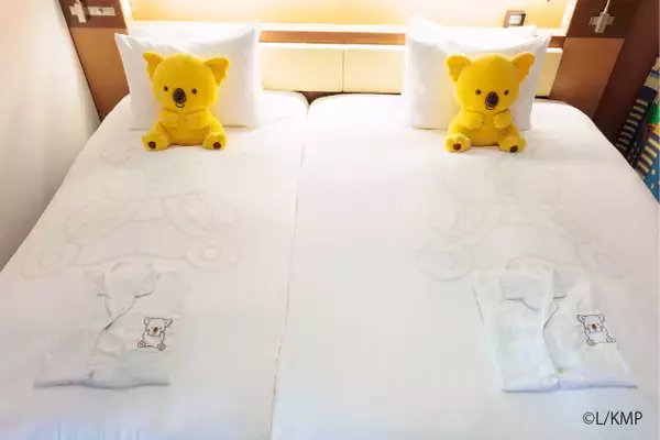 「「コアラのマーチ」が壁、天井、浴室にも！一緒にホテルステイを満喫♪ オリジナルタンブラー付きプランが登場」の画像