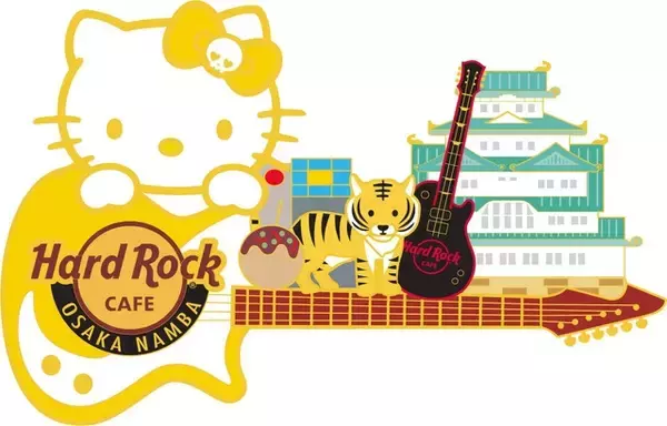 「ハローキティが「ハードロックカフェ」とコラボ♪ 横浜＆大阪2店舗の限定グッズ登場☆」の画像