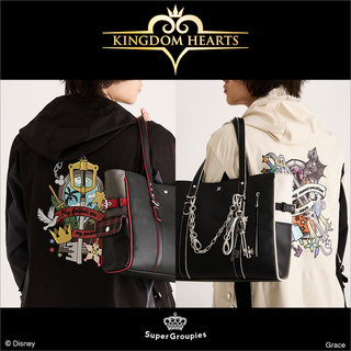 「キングダム ハーツ」ソラとロクサス、2人の衣装や繋がりを表現！“つながる心が俺の力だ！”「SuperGroupies」コラボアイテム登場