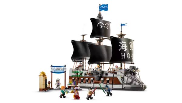 「実写「ONE PIECE」レゴ(R)セットが登場！チョッパーの号泣シーンや巨人・ドリーとブロギーの戦い、巨大なガープの軍艦も再現」の画像