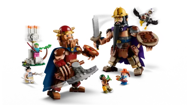 「実写「ONE PIECE」レゴ(R)セットが登場！チョッパーの号泣シーンや巨人・ドリーとブロギーの戦い、巨大なガープの軍艦も再現」の画像