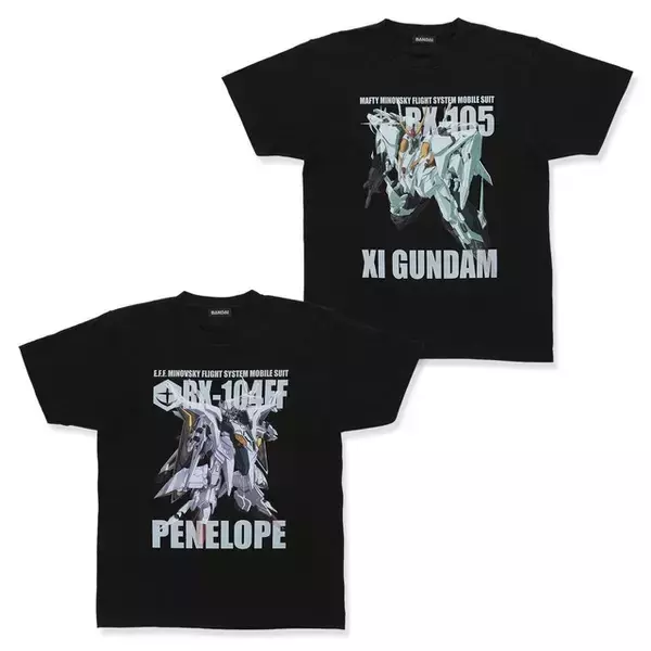 「Ξガンダム&ペーネロペーがデザイン！「機動戦士ガンダム 閃光のハサウェイ」よりフルカラーTシャツ、タペストリー、アクリルチャームが登場」の画像