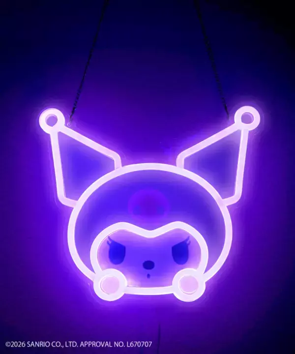 「サンリオ」キティ、クロミ、シナモンのルームライトがキラキラ☆傘用ハンディファンホルダーが便利すぎ◎
