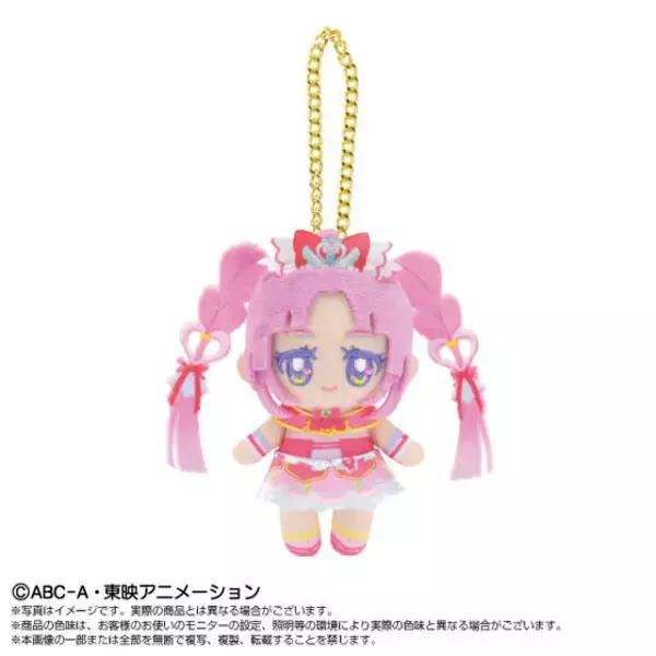 「プリキュアが勢揃い♪ 「たんプリ」キュアミスティックたちのぬいチャームが予約受付中！ 12cmの可愛いサイズ感が可愛すぎる」の画像