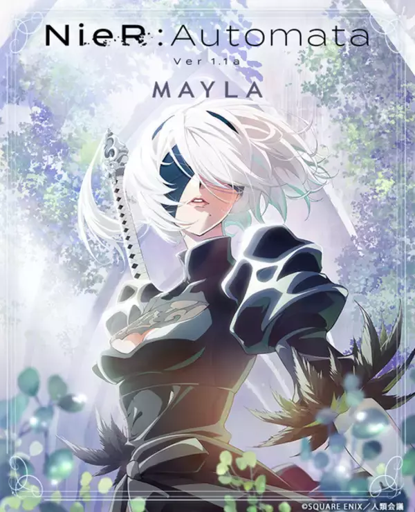 「「ニーア オートマタ」2Bをイメージ！ヨルハ部隊のエンブレム、胸元デザイン…「MAYLA」アイコニックなブラウス登場」の画像