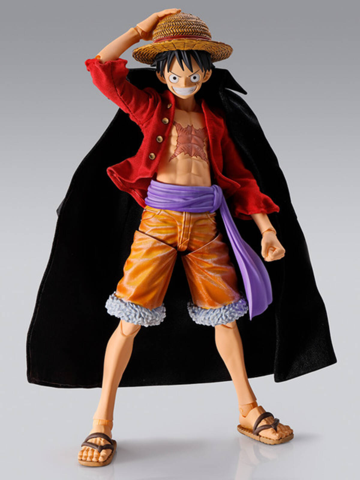 ワンピース」ルフィ、最新の衣装でフィギュア化！衣服は布＆ワイヤー 