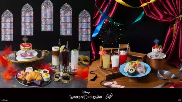 「「ツイステ」ハロウィンイベントをカフェで楽しむ！オリジナルグッズ＆メニューが超フォトジェニック♪」の画像