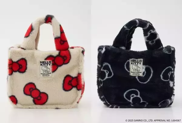「「サンリオ」キティ＆Adoコラボ“アドローザトルマリィ”がふわもこコートやバッグに♪「RODEO CROWNS WIDE BOWL」コラボ」の画像