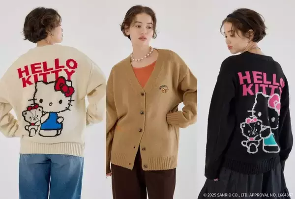 「「サンリオ」キティ＆Adoコラボ“アドローザトルマリィ”がふわもこコートやバッグに♪「RODEO CROWNS WIDE BOWL」コラボ」の画像