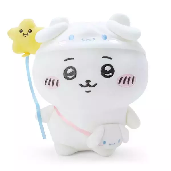 「「ちいかわ×サンリオ」シナモロール、マイメロディとコラボ再び♪鎧さんが作った帽子をかぶって登場」の画像