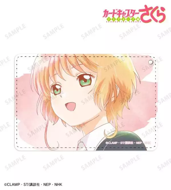 「「CCさくら」木之本桜、李小狼、ケロちゃんたちを水彩タッチで優しく表現した新グッズ♪ 缶バッジやクリアカードがラインナップ」の画像