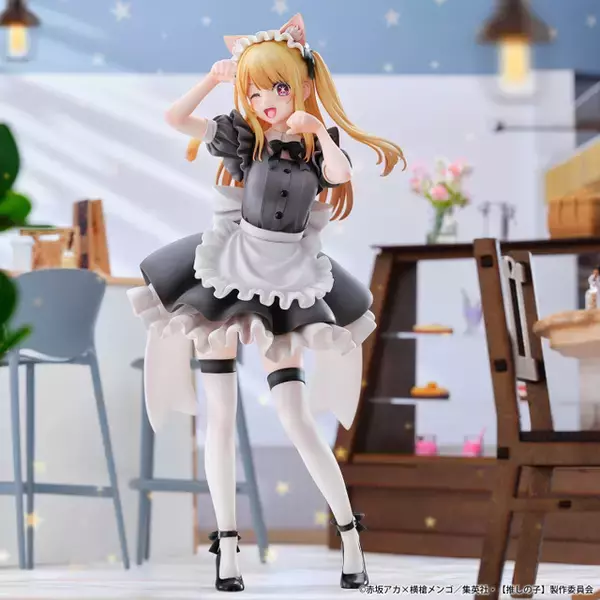 「にゃんにゃん♪ 「【推しの子】」ルビーが猫耳メイド姿で立体化！背中の大きなリボンなど後ろ姿までキュート！」の画像