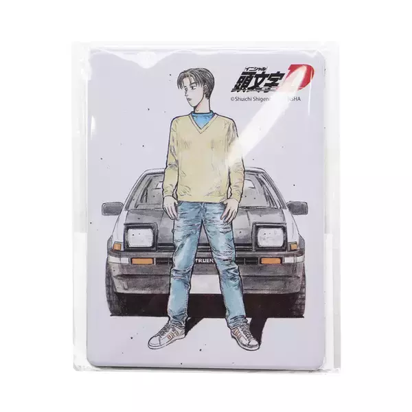 「「頭文字D」コミック表紙がマグネットに！拓海と愛車ハチロク（AE86）を冷蔵庫にくっつけよう♪」の画像