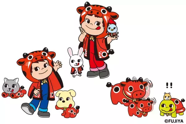 ペコちゃんが赤べこに!? 「ミルキー」スイーツが楽しめるカフェ「ペコちゃんmilkyタイム」東北初出店！【福島駅西口パワーシティピボット】