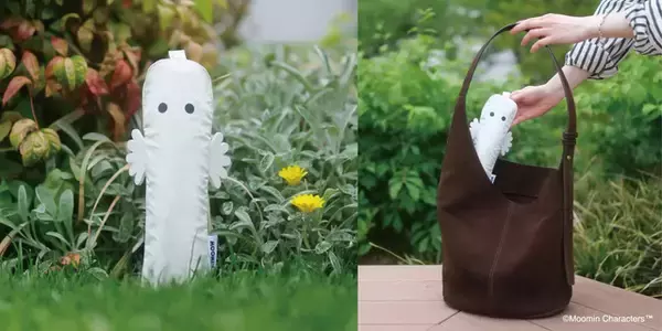「ムーミンたちと雨の日も楽しく♪ ニョロニョロや、小説の挿絵柄の“晴雨兼用傘”が登場」の画像