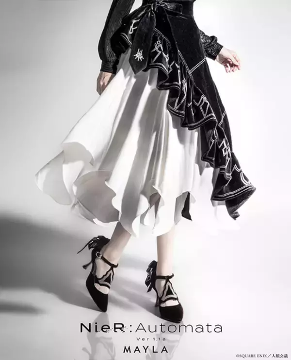 「「NieR:Automata」2Bの衣装の柄も忠実再現！“月の涙”モチーフに泣けちゃう…「MAYLA」アイコニックスカートが登場」の画像