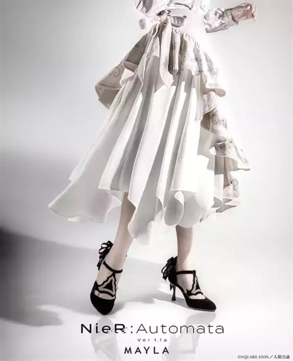 「「NieR:Automata」2Bの衣装の柄も忠実再現！“月の涙”モチーフに泣けちゃう…「MAYLA」アイコニックスカートが登場」の画像