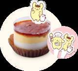 「ポムポムプリンのお顔ケーキが可愛い♪ ポムポムプリン×全国の魚べい・元気寿司がコラボ！ 全8種の缶バッジももらえる」の画像4