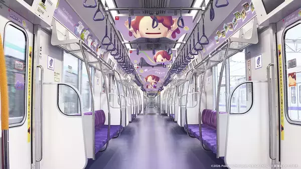 「「ポケモン」メタモンが半蔵門線とコラボ！「半蔵“モン”線」となって駅構内及び車内をジャック」の画像