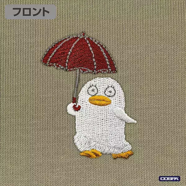 「銀魂」銀さん、定春、エリザベスたちがワンポイント刺繍Tシャツに♪ ミニポーチ、今治製ハンドタオルも登場【COSPA】