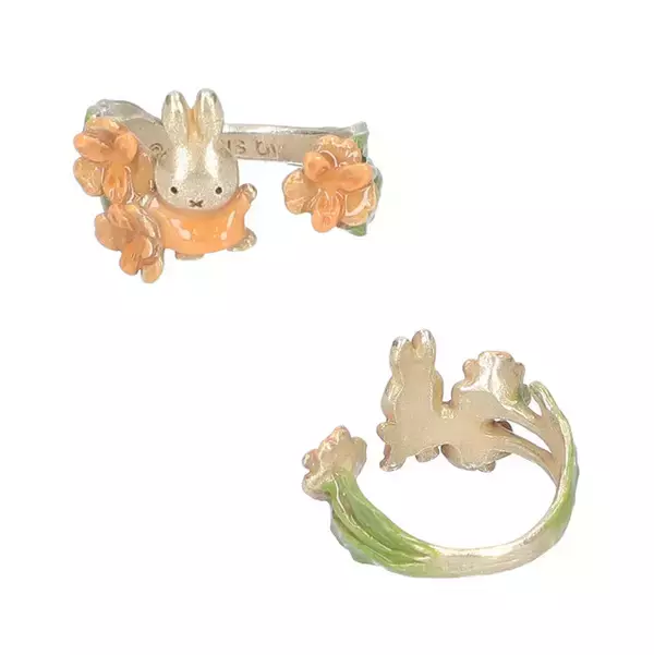 「「ミッフィー」12か月の“誕生花”をモチーフにしたリング登場！ アクセサリーブランド「Palnart Poc」とコラボ」の画像