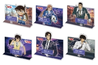 「名探偵コナン」萩原千速、横溝重悟、世良真純ら6名の新作グッズ☆ TV比率の背景プレート、ショーウィンドウ風アクスタなど