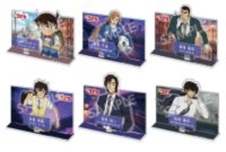 「名探偵コナン」萩原千速、横溝重悟、世良真純ら6名の新作グッズ☆ TV比率の背景プレート、ショーウィンドウ風アクスタなど