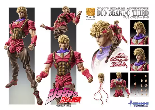 「首だけのディオも再現できる！ 「ジョジョ」ディオの超像可動フィギュアが登場ッ!!」の画像