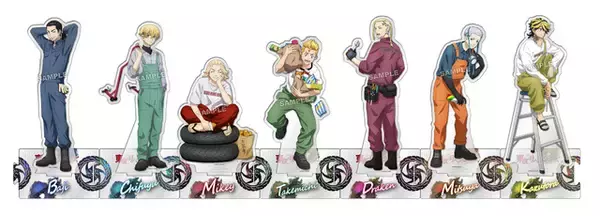 「「東京リベンジャーズ」マイキー、ドラケンたちの“バイク整備”中の日常風景を描き下ろし♪ 新作グッズが登場」の画像