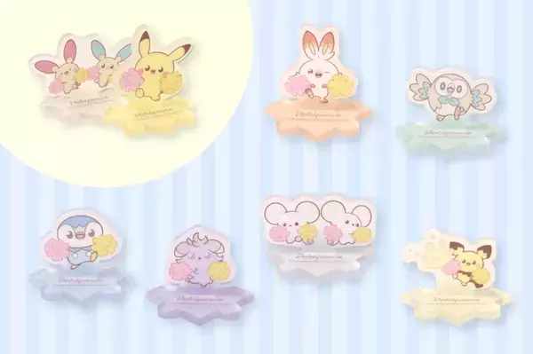 「ゆるふわピカチュウ、ポッチャマたちがキュート♪ 「ポケピース POP UP STORE BY FLOWERING」6月より全国各地で開催！」の画像