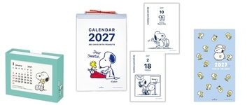 スヌーピーと365日を一緒に♪ 「PEANUTS」2027年カレンダー＆ダイアリー登場！ 初の日めくり＆メモ付き卓上カレンダーも
