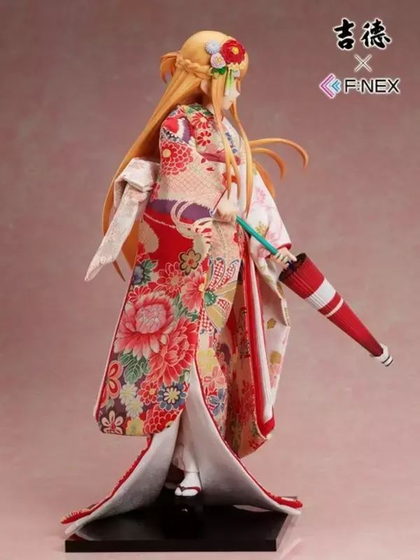 「「SAO」華やかな着物をまとい、剣を和傘に変えた“アスナ”の日本人形フィギュアが発売決定！」の画像