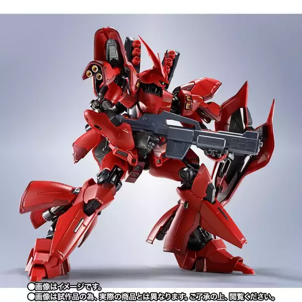 「【大好評】サザビー METAL ROBOT魂版の抽選販売がスタート！シャアの代名詞の“赤”が映えるフィギュア」の画像