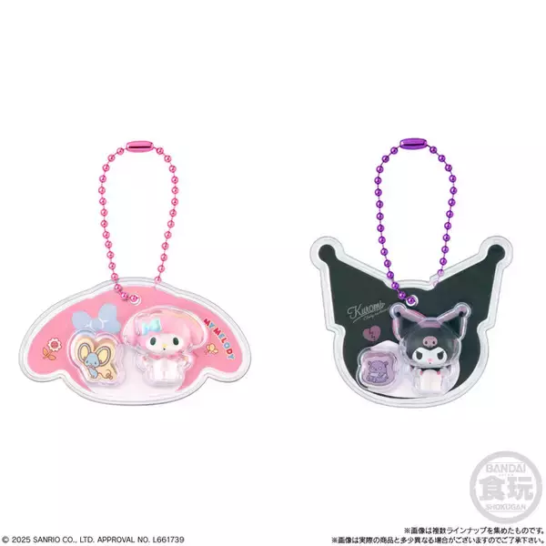「サンリオキャラのパケチャームが激可愛い♪コンプしたくなる☆キーリングチャームが5月に発売」の画像