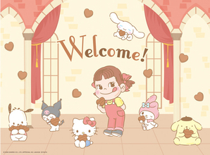 「サンリオ」×「ペコちゃん」コラボも！レトロ可愛い＆チョコの相性は無敵♪ 不二家のバレンタインイベントが開催