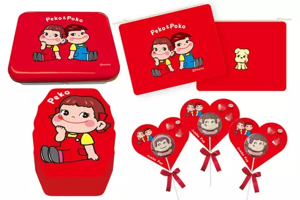 「「サンリオ」×「ペコちゃん」コラボも！レトロ可愛い＆チョコの相性は無敵♪ 不二家のバレンタインイベントが開催」の画像