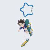 「コナン＆スケボー、灰原＆APTX4869のアクリルチャームがかわいい♪ 「名探偵コナン」星型カラビナ付きのキーホルダー登場」の画像1