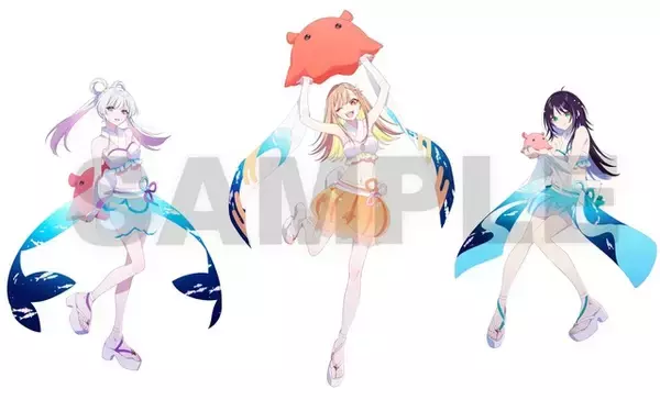 かぐや、彩葉、やちよと水族館を巡ろう♪ 「超かぐや姫！」×サンシャイン水族館コラボ開催！ 仮想空間〈ツクヨミ〉が夜間限定出現【7月24日～】