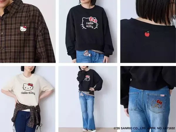 「サンリオ」ハローキティがニトリ「N+」と初コラボ！大人も楽しめるウェア＆小物が登場